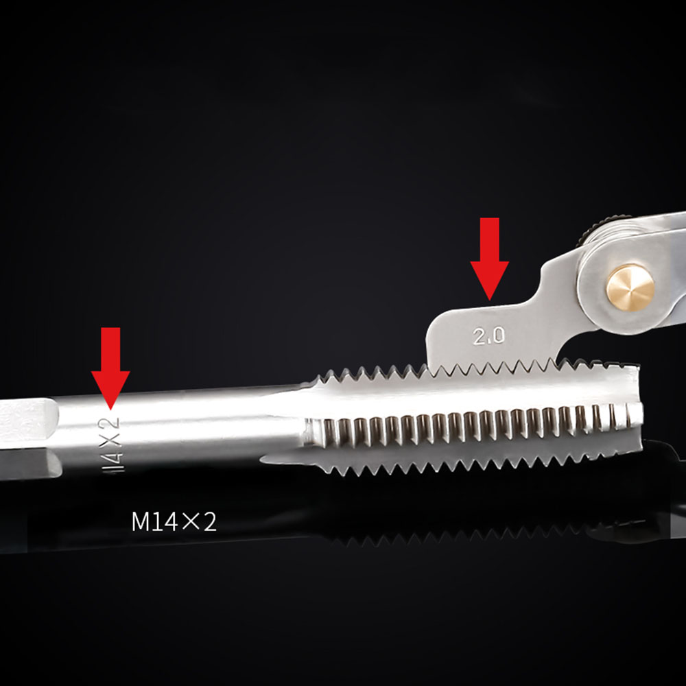 55/60 Degree Metric Inch Thread Plug Gauge Gear Tooth Screw Pitch Gauges Measuring Carbon Steel Center Measurement Lathe Combina