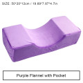 Purple Flannel Pillo