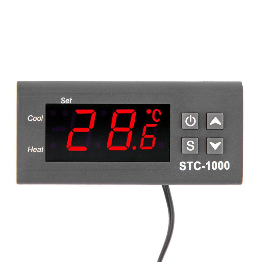 Newest Temperature Controller Thermostat Aquarium STC1000 Incubator Cold Chain Temp Wholesale Laboratories Temperature