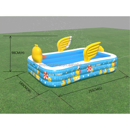 2022 New Splash yellow duck inflatable swimming pool for Sale, Offer 2022 New Splash yellow duck inflatable swimming pool