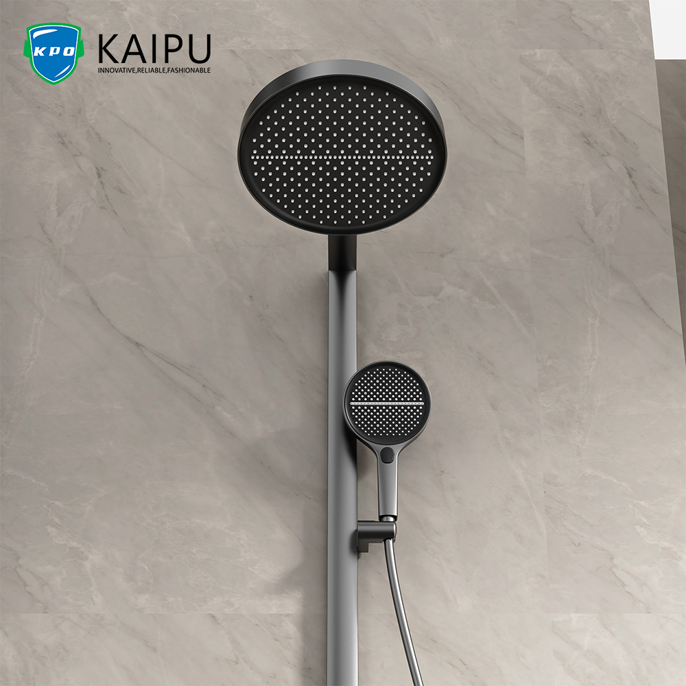 exposed shower system with hand shower and shower head (4)