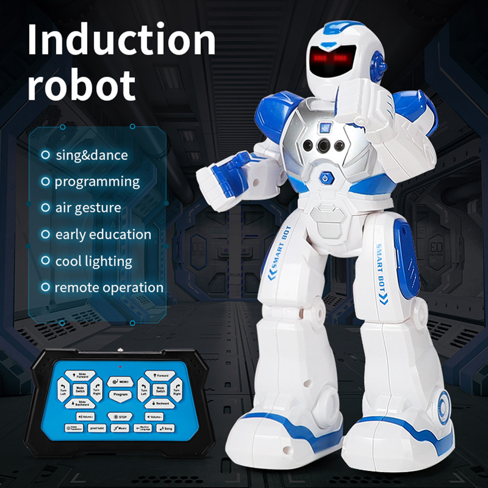RC Remote Control Robot Smart Action Walk Sing Dance Action Figure Gesture Sensor Toys Gift for Children Kids Gifts
