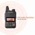 Baofeng T1 Mini Walkie Talkie BF-T1 Portable Ham Radio Station UHF 400-470mhz 20CH FM PTT BF T1 Handheld Communicator Radios