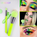 Docolor 10/15pc Neon Makeup Brushes Professional Powder Foundation eye Blending Contour Makeup Brushes Set Synthetic Hair Brush