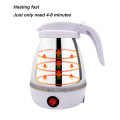 110/220v 0.6L Electric Kettle Silicone Foldable Portable Travel Camping Water Boiler Adjustable Voltage Home Electric Appliance