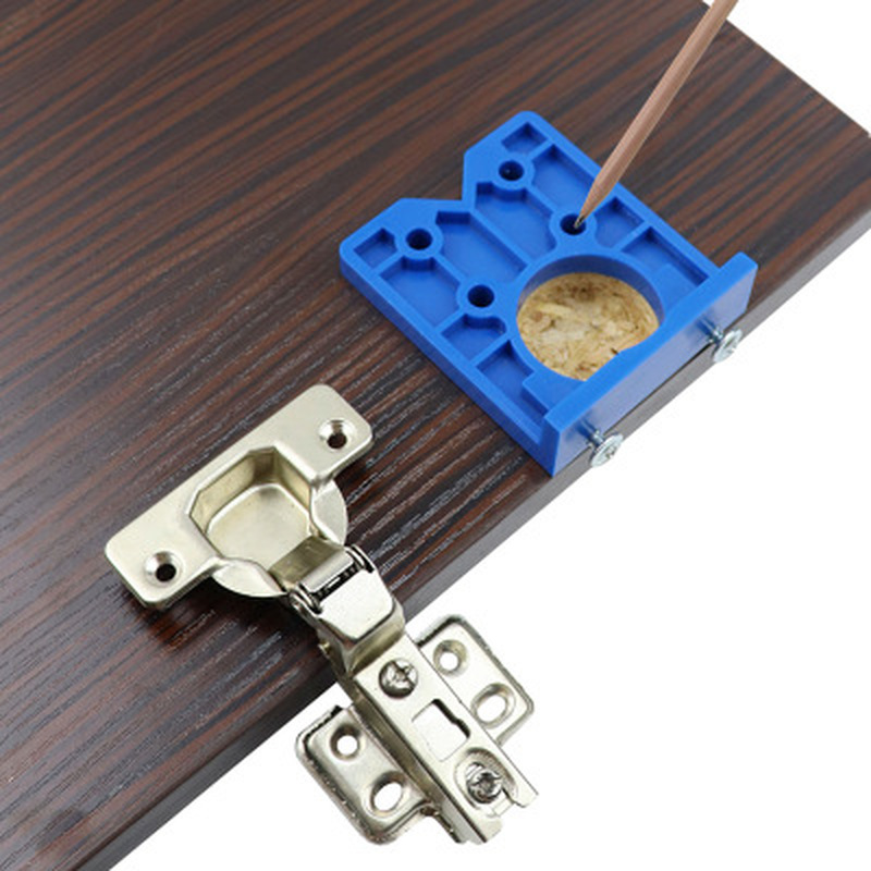 35mm Hinge Opening Locator Door Panel Cabinet Hinge Positioning Template Accurate Woodworking Hinge Drilling Auxiliary Tool