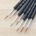 Professional Paint Brush Wolf Fine Painting Pen Nylon Hair Brush Sets Detail Painting Drawing Line Pen Brush Art Paint Supplies