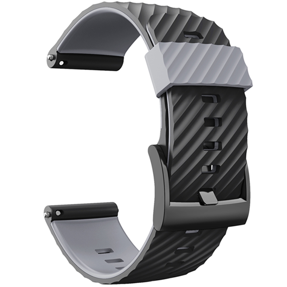 JKER 24mm Silicone Rubber Watch Strap For Suunto 9 / Baro Watch Band Suunto 7 Watchband Spartan Watch Band HR Bracelet D5 Watch