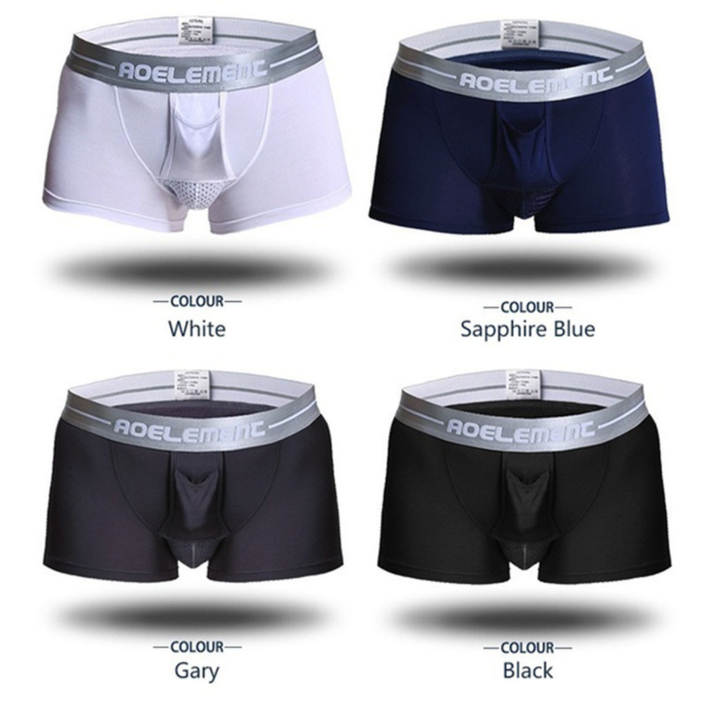 Men`s Breathe Underwear Bullet Separation Scrotum Physiological Men's Underpants Breathable Boxers Panties ropa interior hombre
