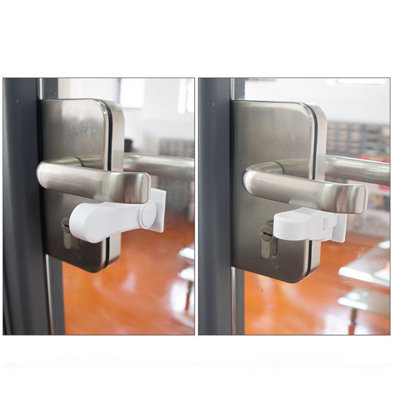 Door Lever Lock for Home Universal Professional Children Kids Safety Doors Handle Locks Baby Anti-open Protection Device