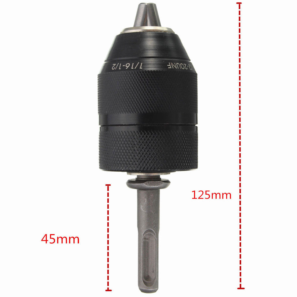 Professional Heavy Duty Keyless Drill Chuck Adaptor 13mm Duty Keyless Hardware Tool Accessories Electric Drill