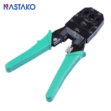 RJ45 Crimping Tool Rj45 Crimper Network Cable Wire Stripper Rj45 Tools for 8P 6P 4P Green