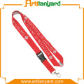 Red Color Woven Lanyard as Gifts