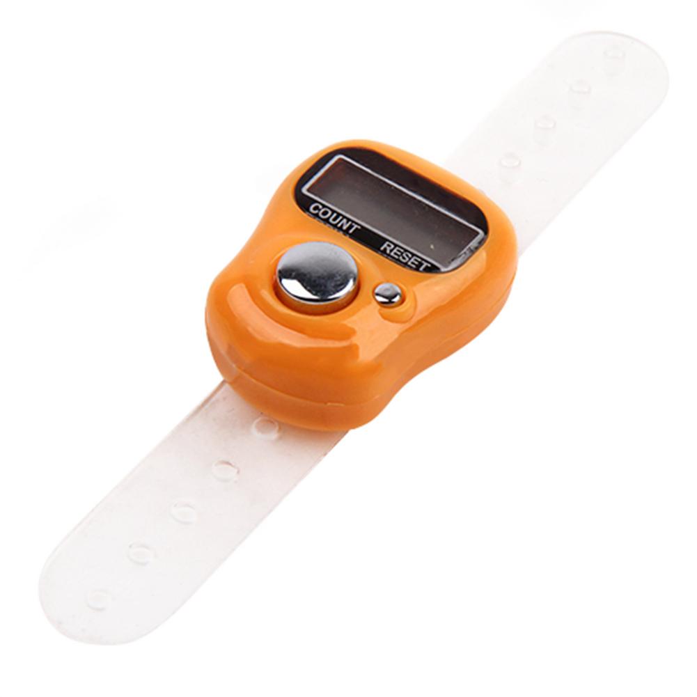 Wholesale Hot Digit Digital LCD Electronic Golf Finger Hand Ring Knitting Row Tally Counter TALLY Pedometer Random Color