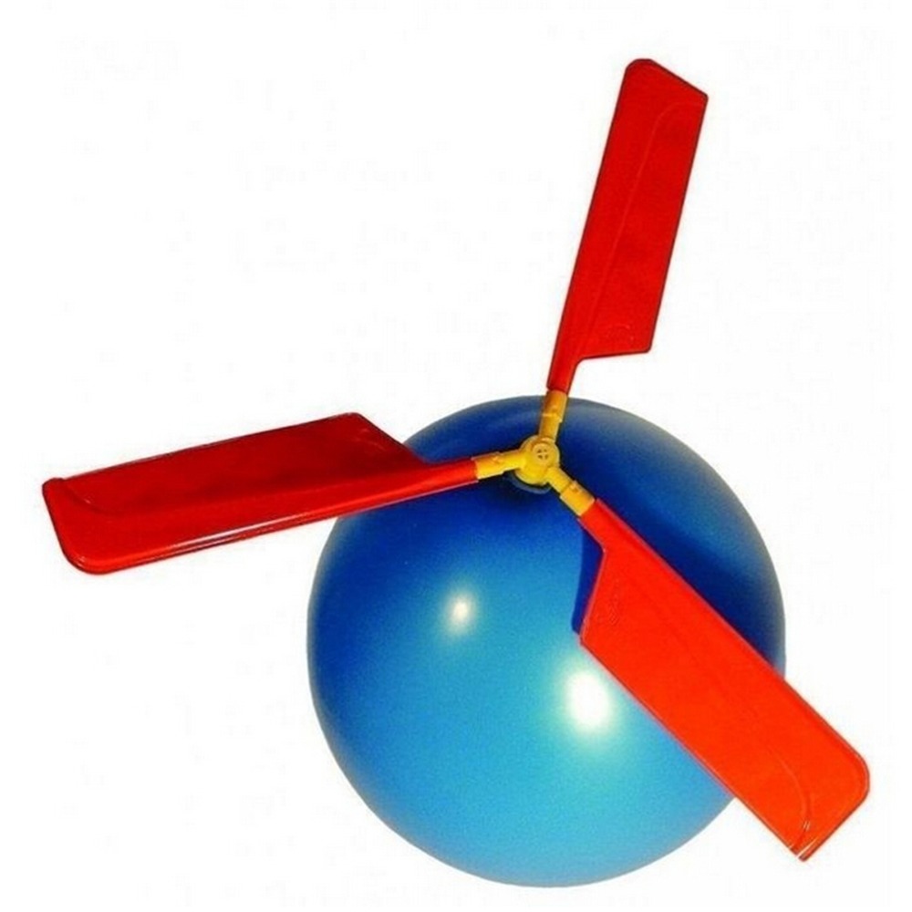 Outdoors Random Color Traditional Classic Balloon Airplane Helicopter For Kids Child Party Bag Filler Flying Toy