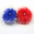 Hot Handmade DIY Artificial Wool Ball 10cm For Accessories Faux Fox Fur PomPom Clothing Accessories Artificial Hairball
