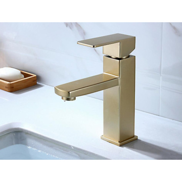 stainless steel Sink faucet brushed gold color Bathroom waterfall Faucet Mixer Wall Tap Vanity Torneira Bathroom faucet BL024