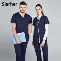 New Unisex Medical Surgical Uniform lab coat Hospital Nurse Uniform Beauty salon Dentist clinic pharmacy Pet veterinar Uniform