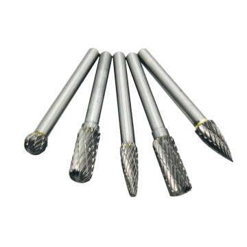 8x6MM Head Tungsten Carbide Rotary Point Burr Die Grinder 6mm Shank Abrasive Tool Drill Carving Bit