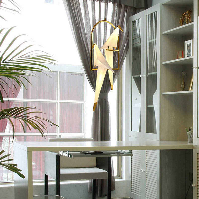 Nordic Modern Chandelier Living Room Lamp Creative Bird Lamp Bar Floor Wall Lamp Table Led Bird Light Kitchen Lights Hanging