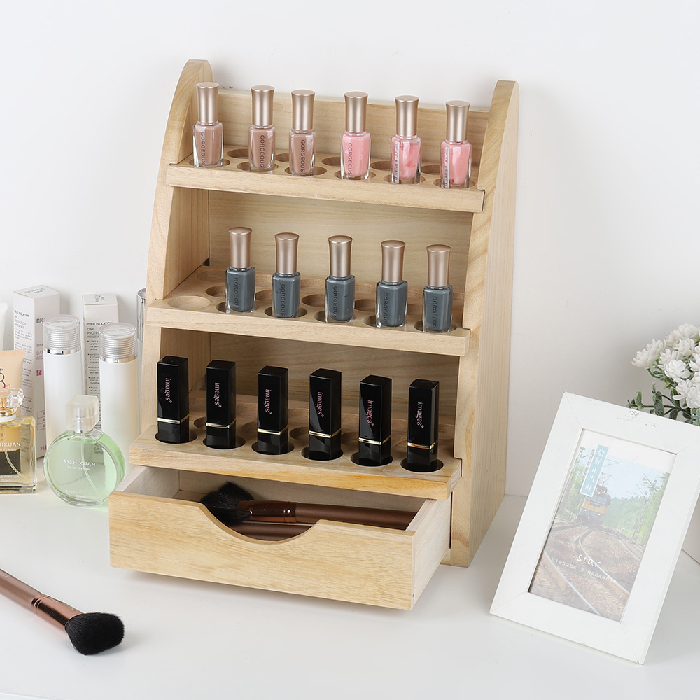3 Layer Essential Oil Racks With Drawer