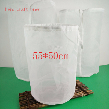 2019 Free Shiping 50*55cm Home Brew 10 Gallon Fine Mesh HOP BAGS BEER MAKING HOME BREWING FOOD GRADE Beer Filter Bar Accessory