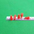 50pcs/lot 4.78 X 8.74mm X 15.88mm Silicone Rubber Cone Tapered Stopper Plugs Powder Coating Paint,color random