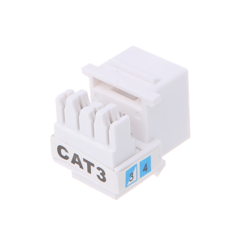 10Pcs Tool-free Telephone Module RJ11 CAT3 Voice Module Gold-plated Adapter New Design PC/PPO