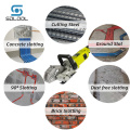 Electric Wall Chaser Groove Slotting Machine Concrete Cutter Circular Saw Brick Wall Cutting Electric Tool 4000W 220V