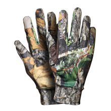 Elastic Anti-slip Camouflage Fishing Shooting Gloves Hunting Outdoor Touch Screen Bionic Full Gloves Reed Camouflage Gloves