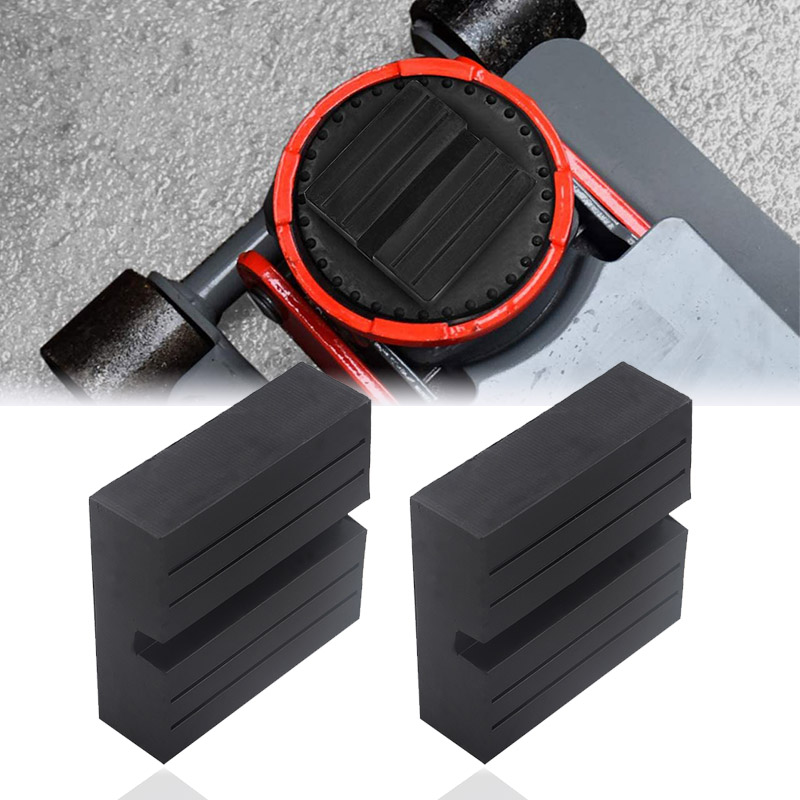 Universal Jack Pad Slotted Rubber Frame Rail Protector Pinch Weld Protector Auto Repair Tool for Car Lift