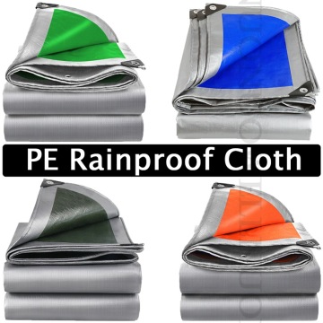 Thicken PE Tarpaulin Rainproof Cloth Outdoor Canopy Awning Cloth Waterproof Tent Tarpaulin Canvas Truck Car Tarp Sheet