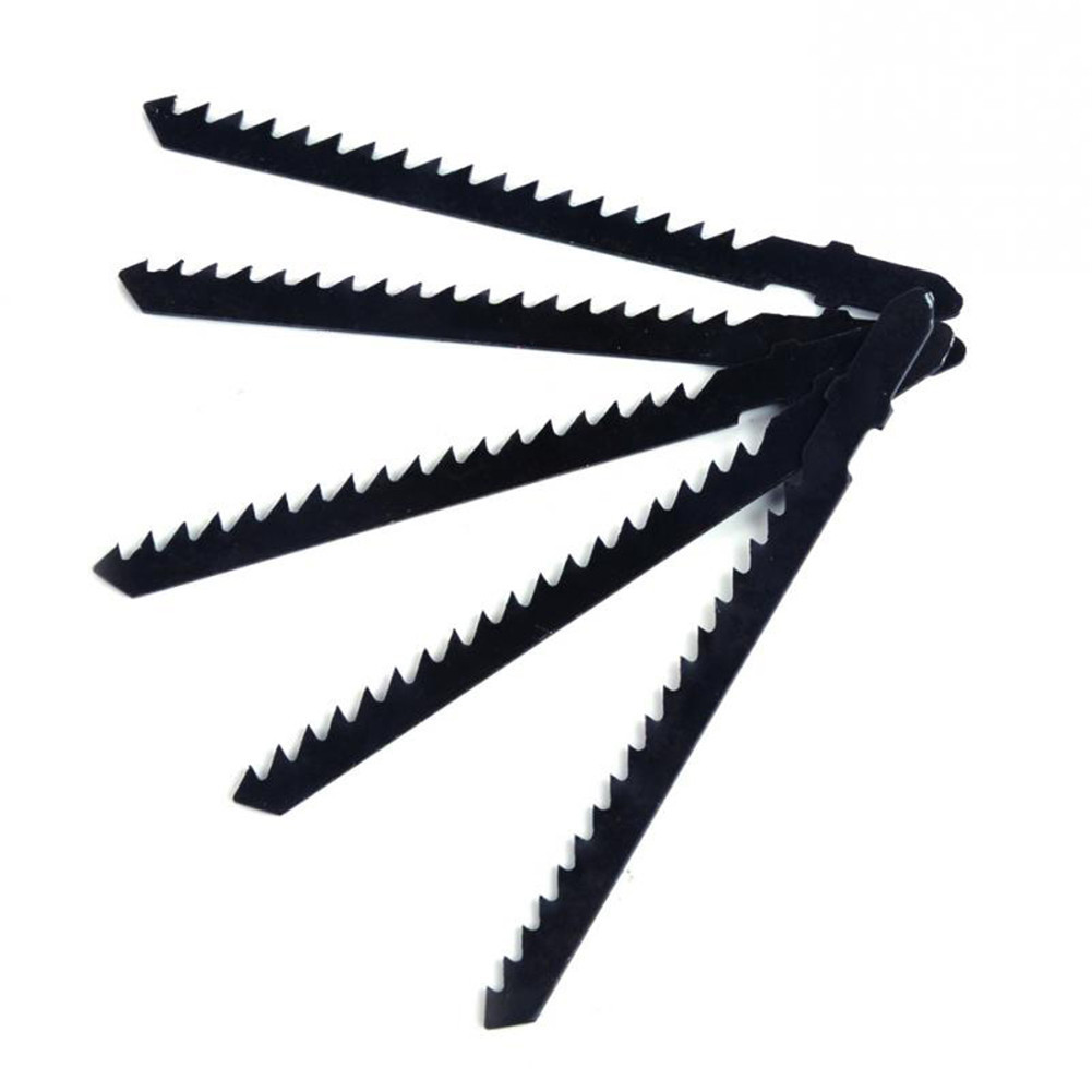 5 pcs/set Jig Saw Blades 74mm Clean Cutting 5 Pcs For Wood PVC Fibreboard Reciprocating Saw Blade Power Tools Accessories