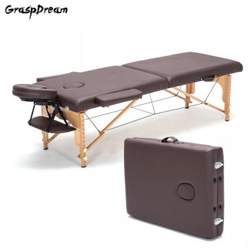 Original folding Spa Massage Tables Salon Furniture Wooden massage bed portable acupuncture beauty physiotherapy tattoo Table