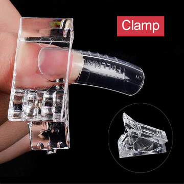 Nail Tips Clip Transparent Finger Poly Quick Building Gel Extension Nails Art Manicure Tool Dropshipping Professional Manicure