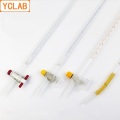 YCLAB 25mL Burette with Stopcock for Acid Class A Transparent Glass Laboratory Chemistry Equipment