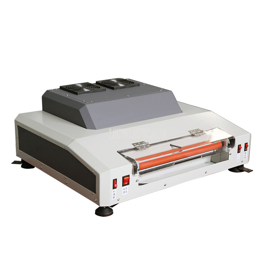 DC-330L-A Electric Paper Coating Machine Laminator 33cm Width Film Spraying Machine Photo Card Coating Film Laminating Machine