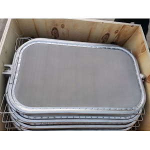 Stainless steel wire mesh filter leaf