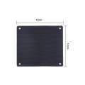 120 mm PVC Dust Filter Computer Fan Filter Cooler Black Dustproof Case Computer Fan Cover Mesh 10 Packs with 40 Pieces of Screws