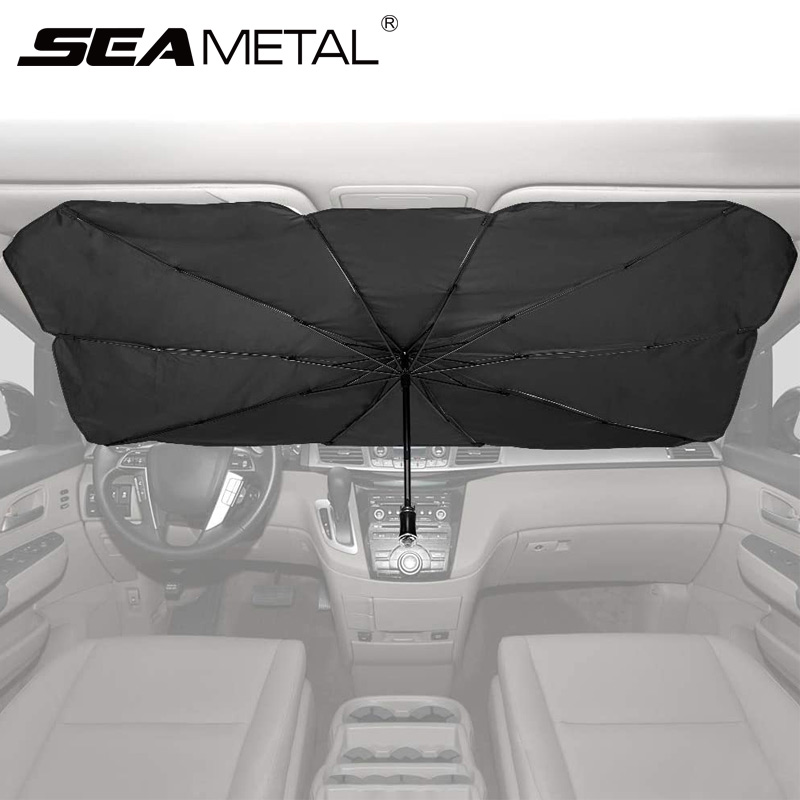 Car Sunshade Interior Protector Covers Universal Car Interior Parasol UV-Protective Auto Front Rear Window Sunshade Windshield