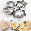 5Pcs/set Star Heart Flower Cookie Cutter Egg Baking Kitchen Accessories Biscuit Mould Kichen Utensil Gadget Cooking Tool Supplie