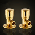 Filling Valves Copper Angle Valves 1/2"Male x 1/2" Male Bathroom Bidet Valve Bathroom Accessories Gold/Rose gold/Chrome Finished