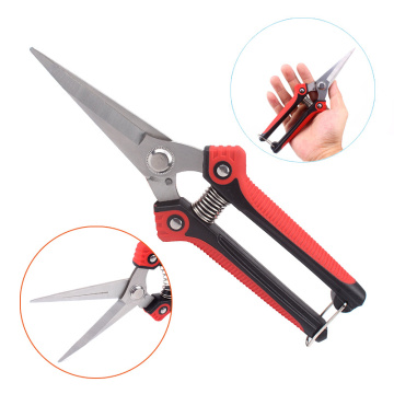 Garden Tools Anti-Slip Gardening Pruning Shear Scissor Stainless Steel Cutting Tools Set Pruner Tree Cutter Home Tools 200mm NEW