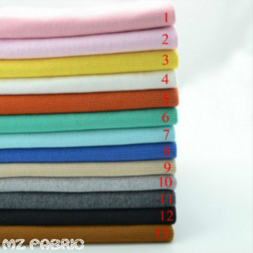 2x2 Stretchy Cotton Knitted Fabric 20 *100CM Sweater Cotton Rib Fabric for DIY sportswear close cuff fabric