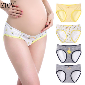 ZTOV 4Pcs/Lot U-Shaped Maternity Underwear Panties Pregnant Women Underwear Maternity Panties Pregnancy Briefs Women Clothing