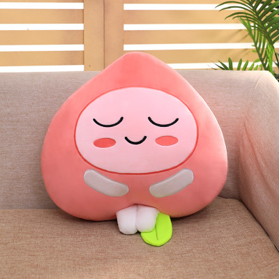 Cute little fart peach plush toy New creative expression fart peach Stuffed plush toy peach pillow home sofa bedroom decoration