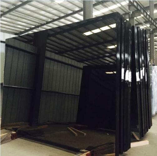 black tinted glass