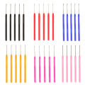 5pcs Plastic Pulling Hook Loop Needle Tools for Micro Ring Hair Extensions Pulling Needle Hair Extension Tools