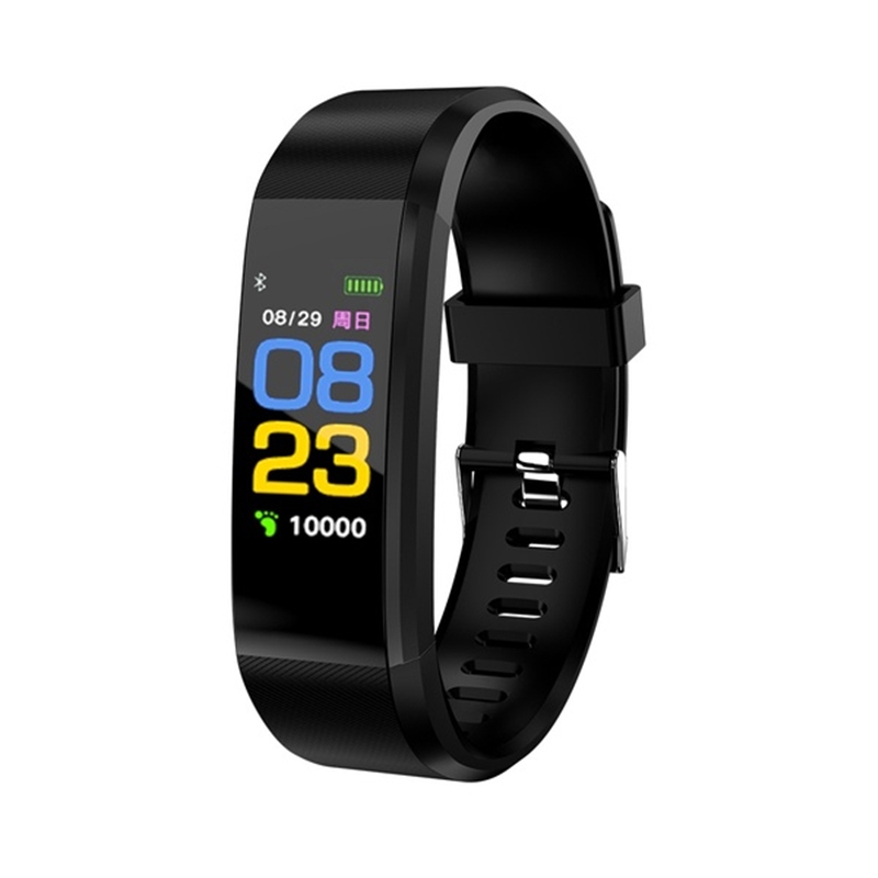 115 Plus Smart Watch Wristband Blood Pressure Smart Bracelet With Strap Fitness Tracker Heart Rate Monitor Smartwatch Men Women