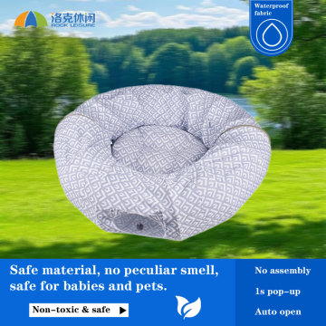 Indoor Outdoor Cat Tunnel Bed with Soft Cushion